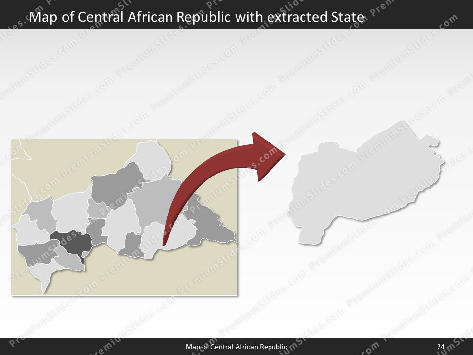 powerpoint map central african republic