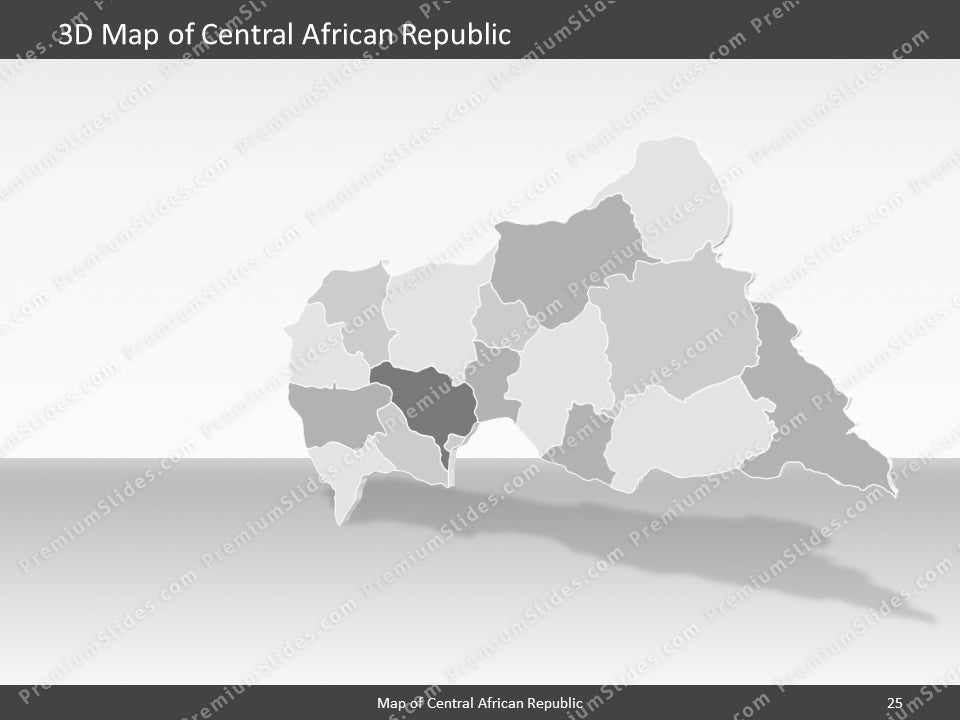 powerpoint map central african republic
