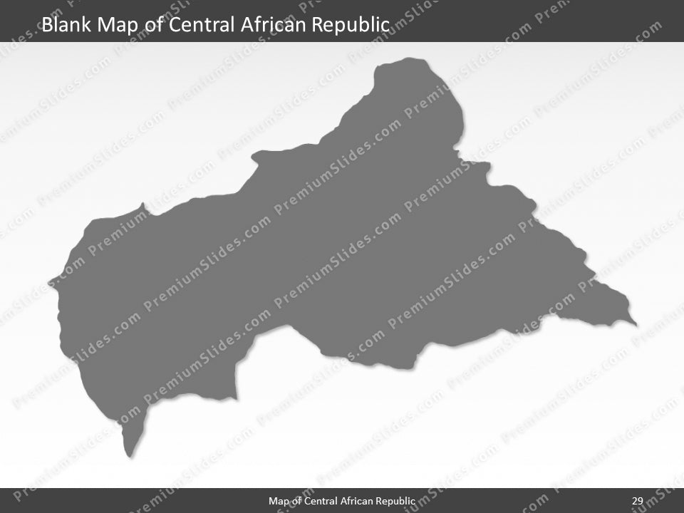 powerpoint map central african republic