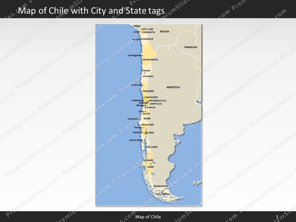 powerpoint map chile