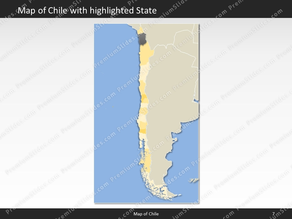 powerpoint map chile