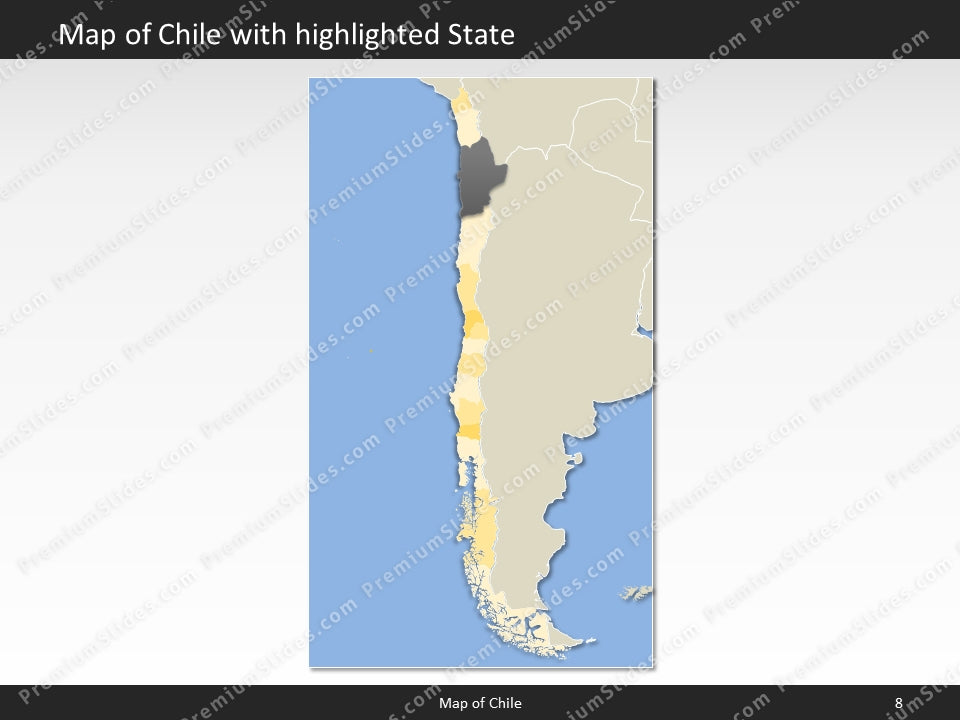 powerpoint map chile