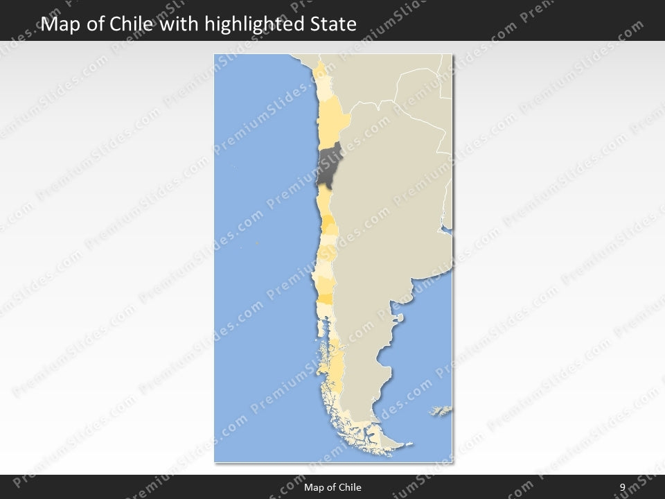 powerpoint map chile