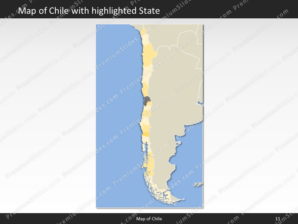 powerpoint map chile