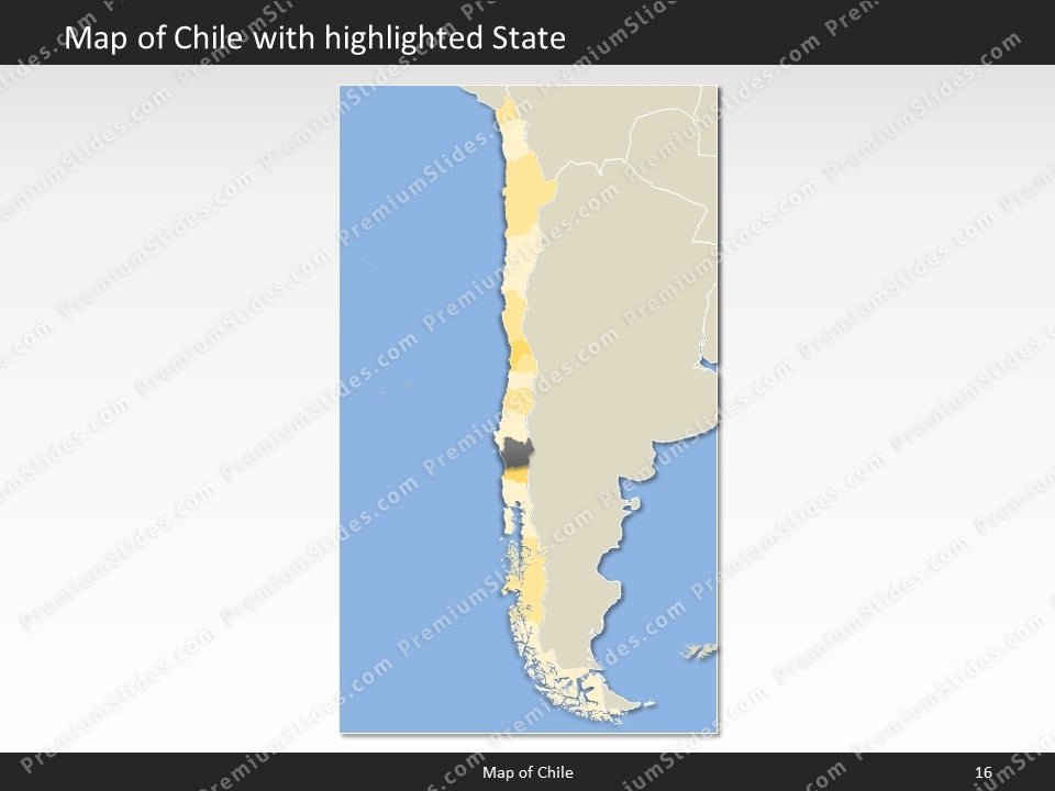 powerpoint map chile