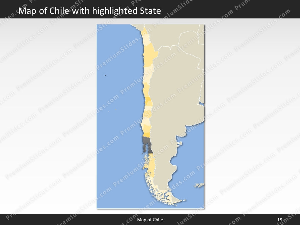 powerpoint map chile