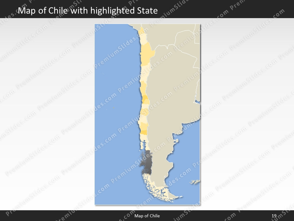 powerpoint map chile