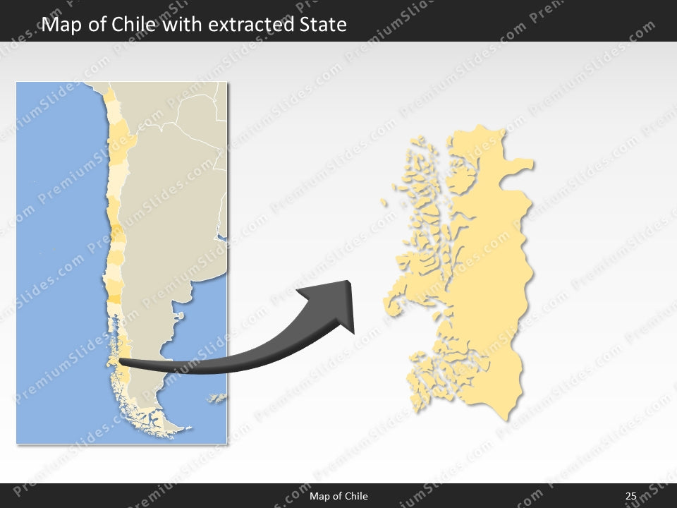 powerpoint map chile