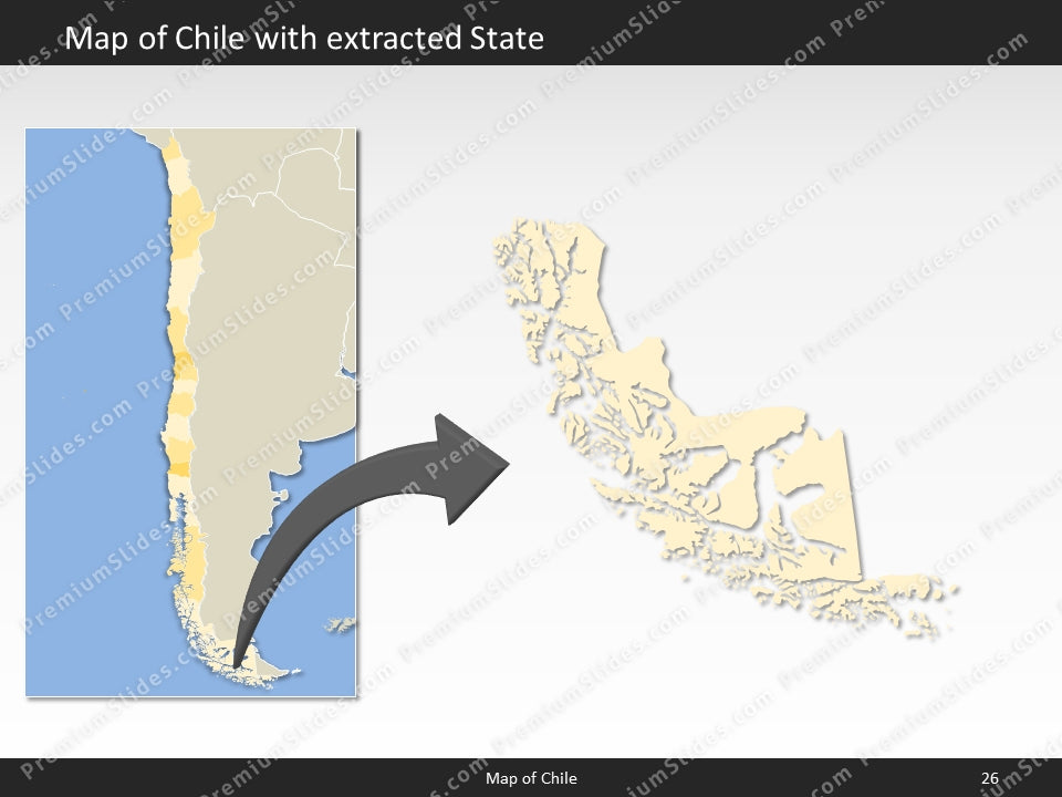 powerpoint map chile