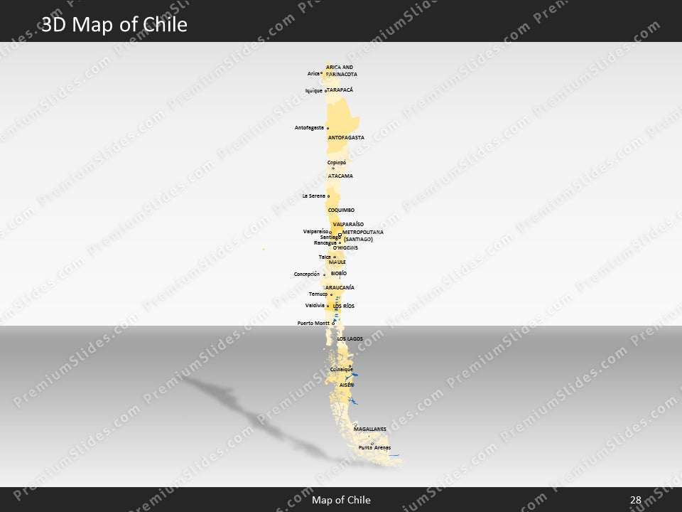powerpoint map chile