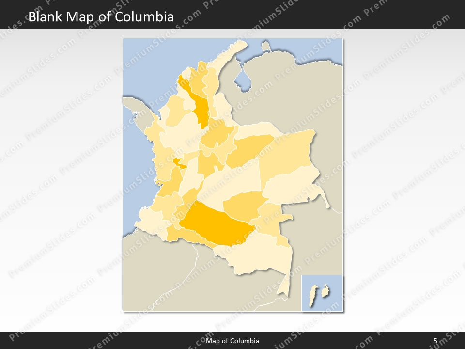 powerpoint map columbia
