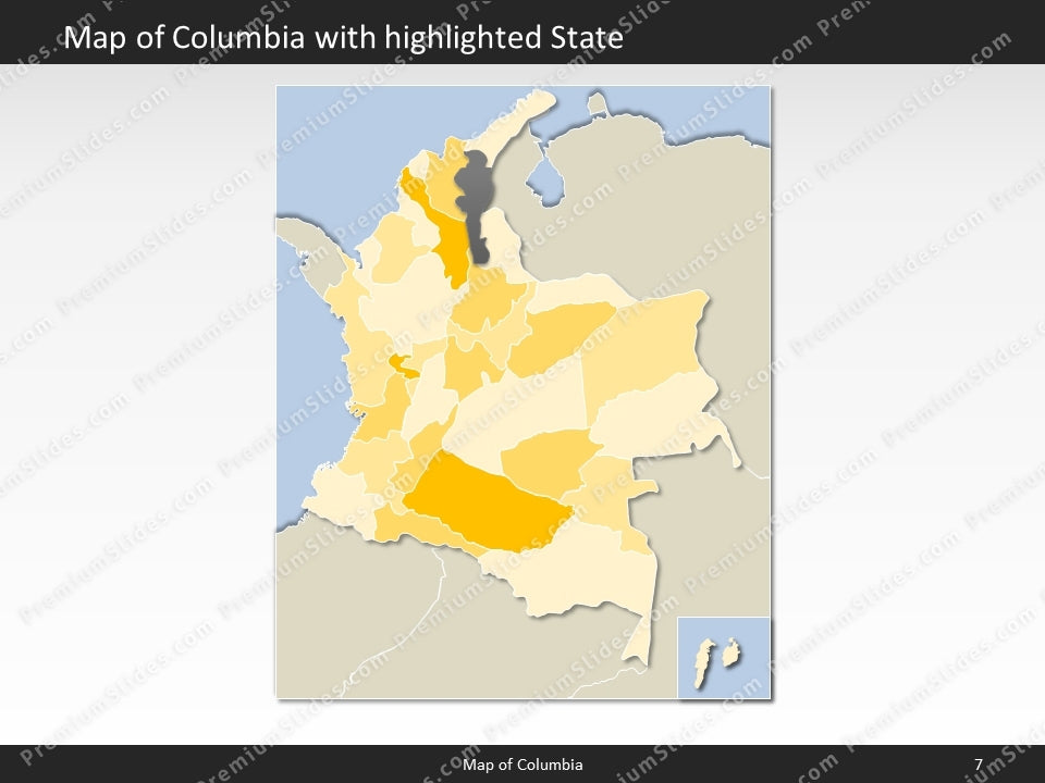 powerpoint map columbia