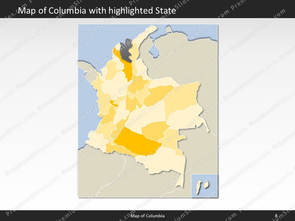 powerpoint map columbia