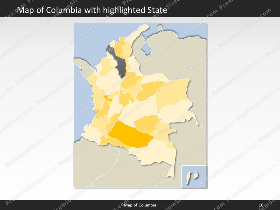 powerpoint map columbia