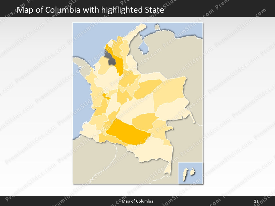 powerpoint map columbia