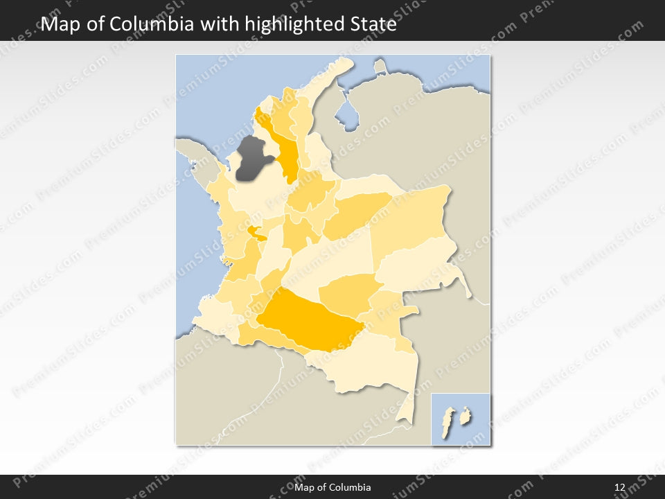 powerpoint map columbia