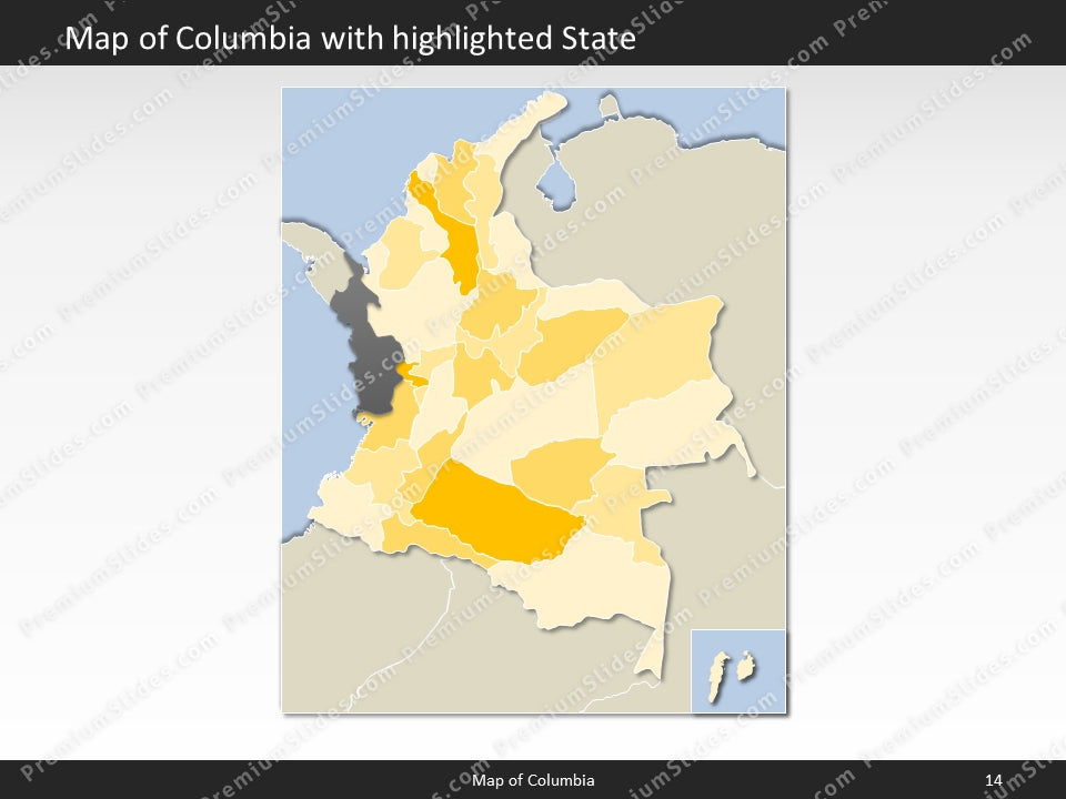 powerpoint map columbia