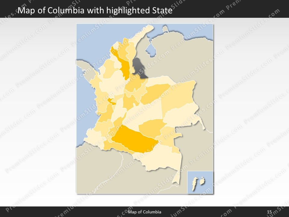 powerpoint map columbia