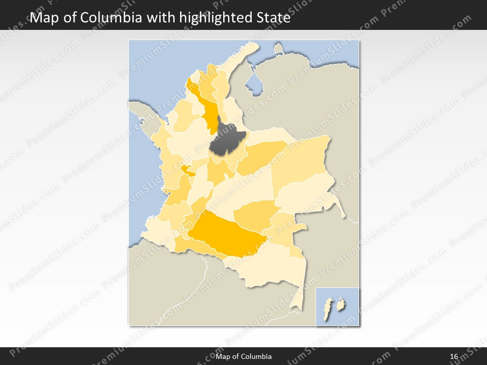 powerpoint map columbia