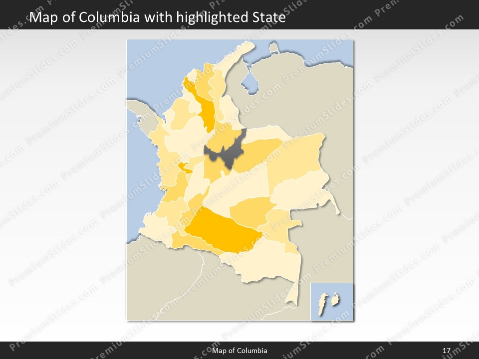 powerpoint map columbia