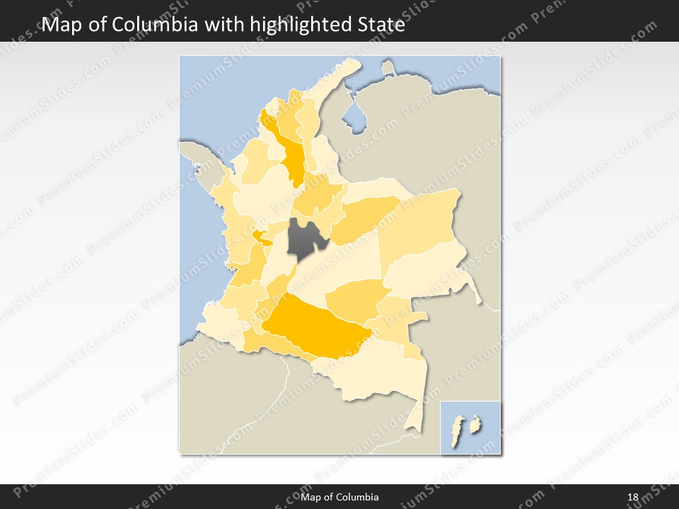 powerpoint map columbia