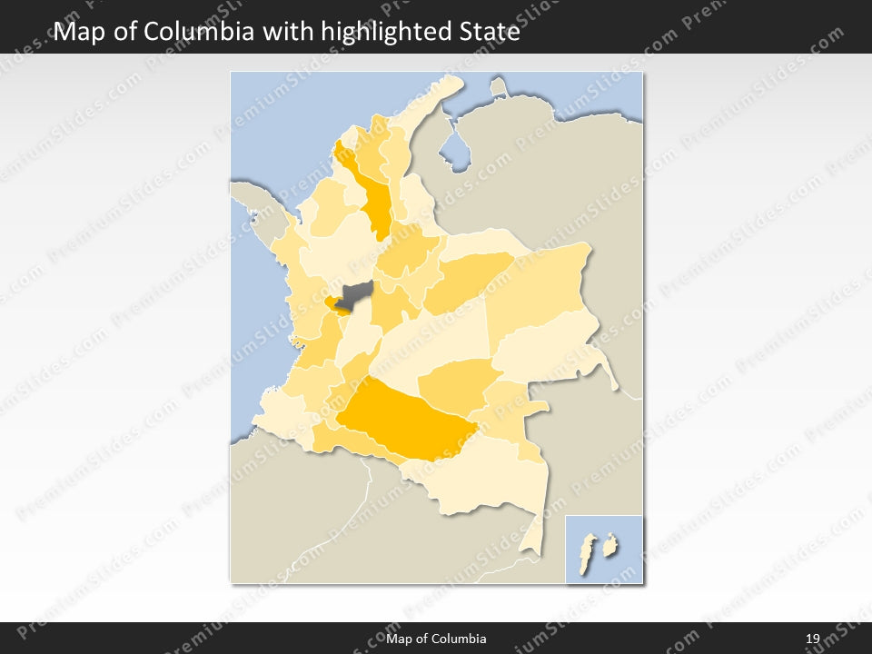 powerpoint map columbia