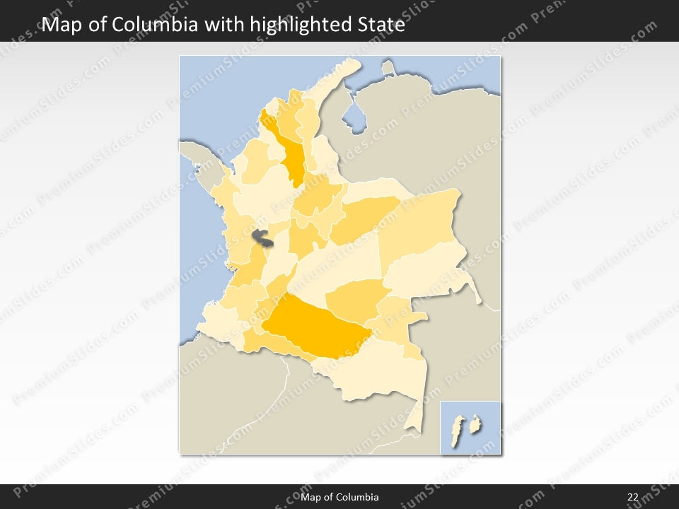 powerpoint map columbia