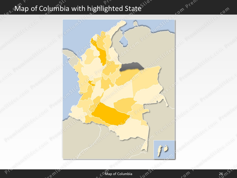 powerpoint map columbia