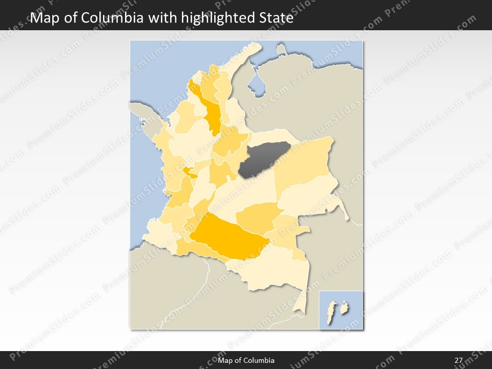 powerpoint map columbia