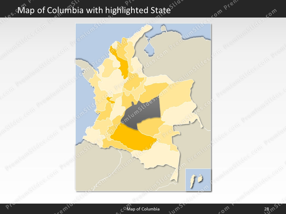 powerpoint map columbia