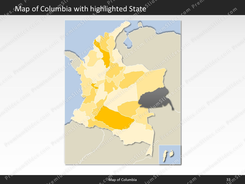 powerpoint map columbia