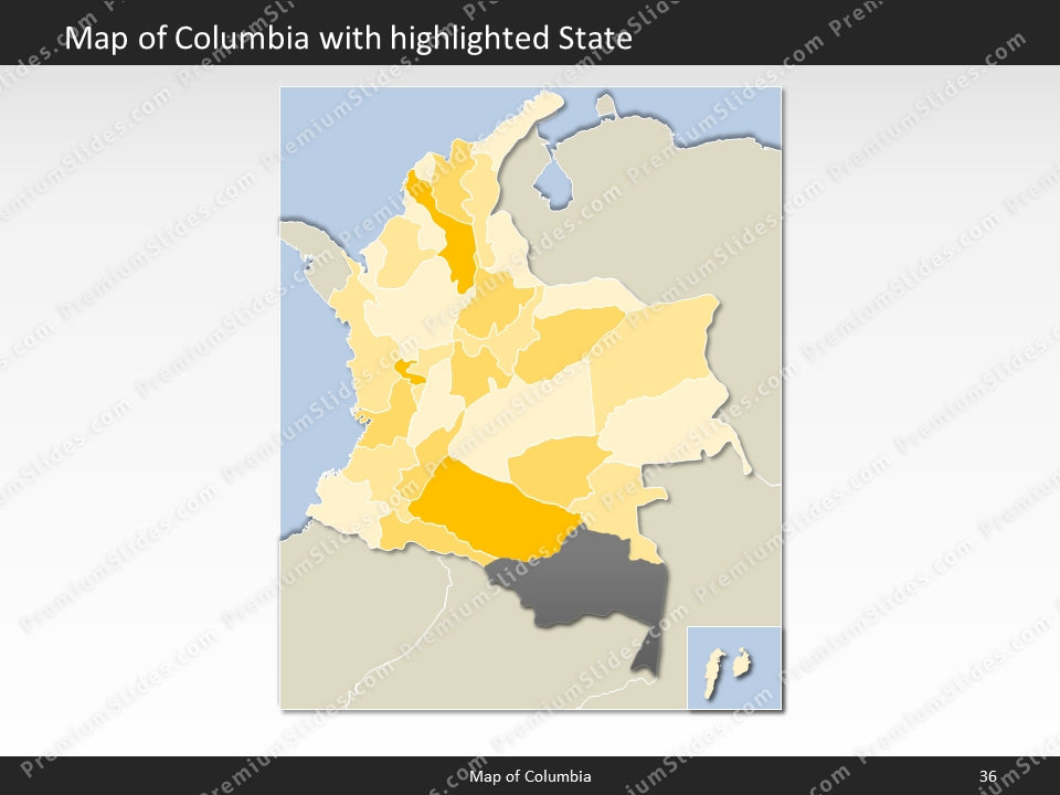 powerpoint map columbia