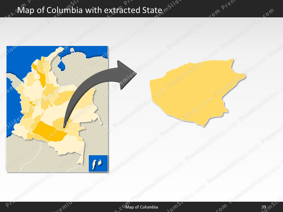 powerpoint map columbia