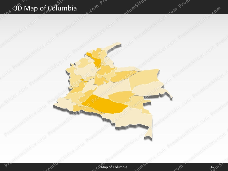 powerpoint map columbia