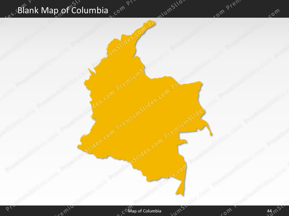 powerpoint map columbia