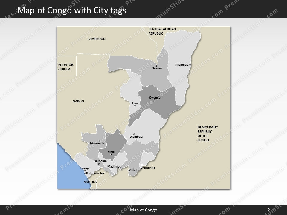powerpoint map congo