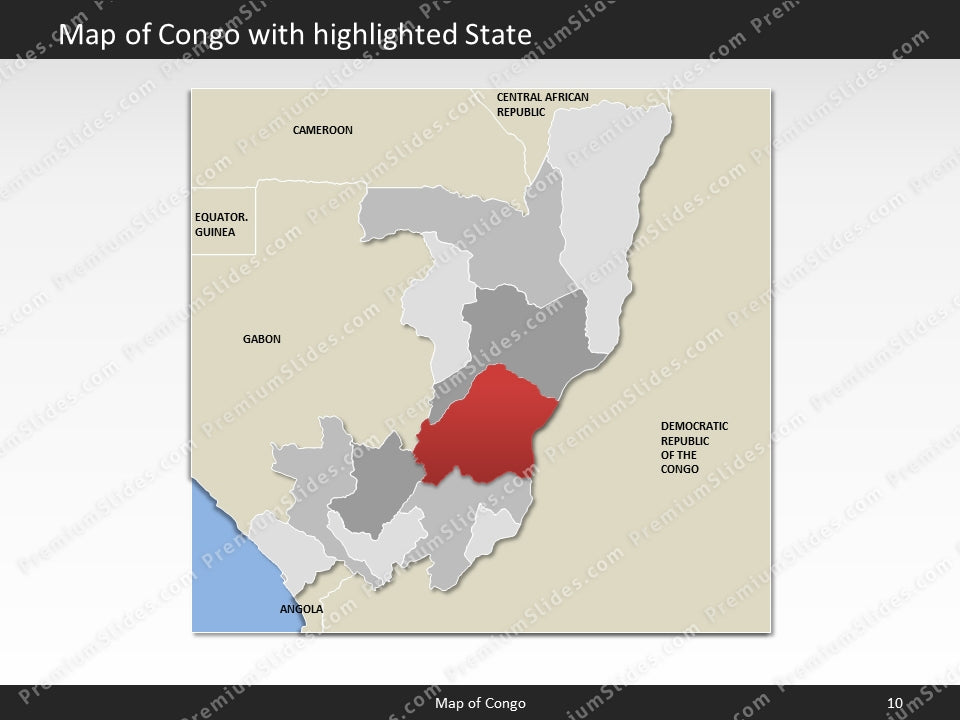 powerpoint map congo