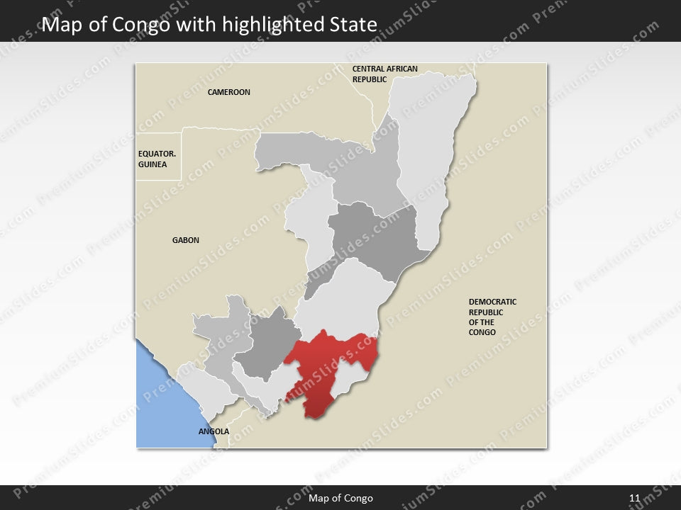 powerpoint map congo