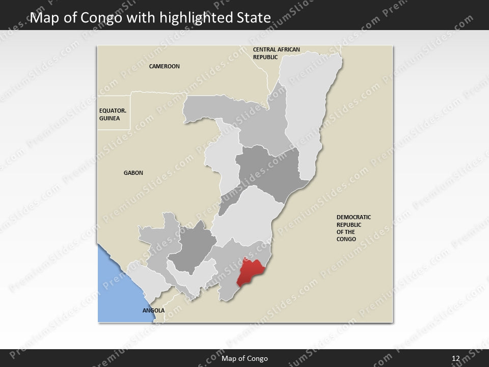 powerpoint map congo