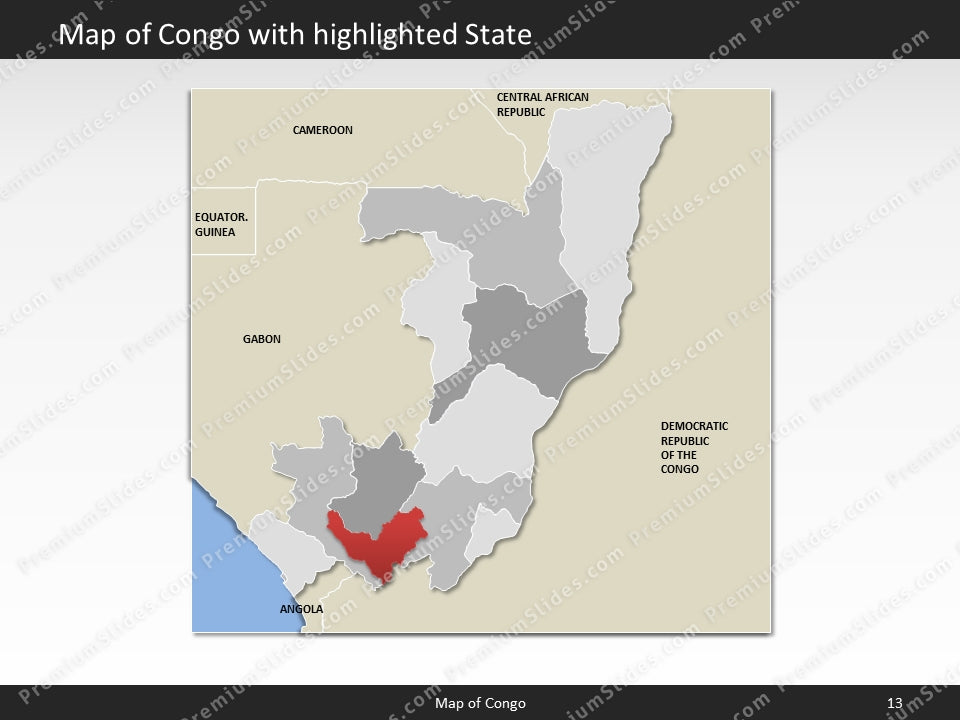 powerpoint map congo