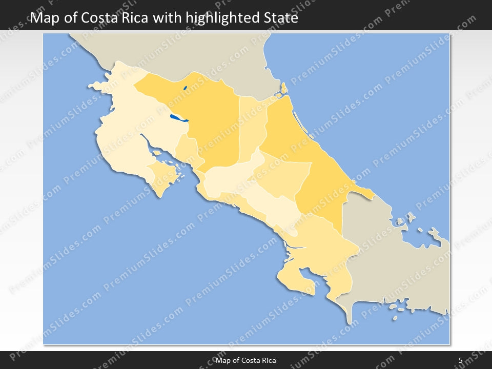 powerpoint map costa rica