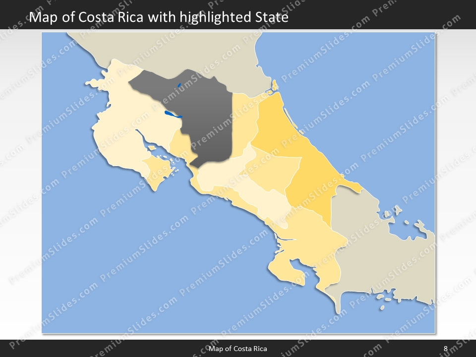 powerpoint map costa rica