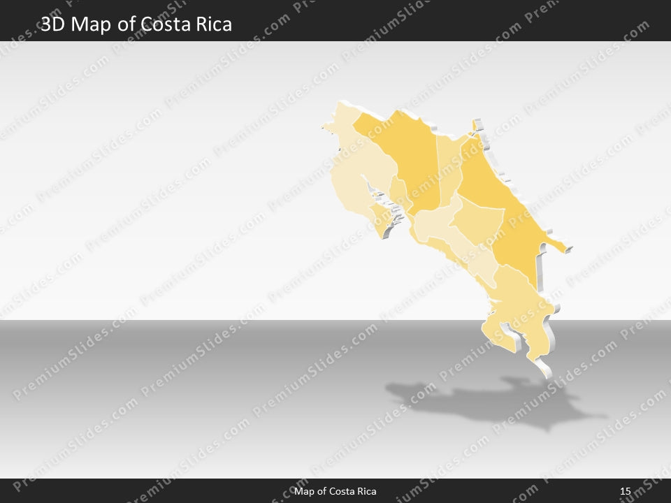 powerpoint map costa rica