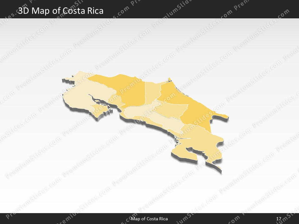 powerpoint map costa rica