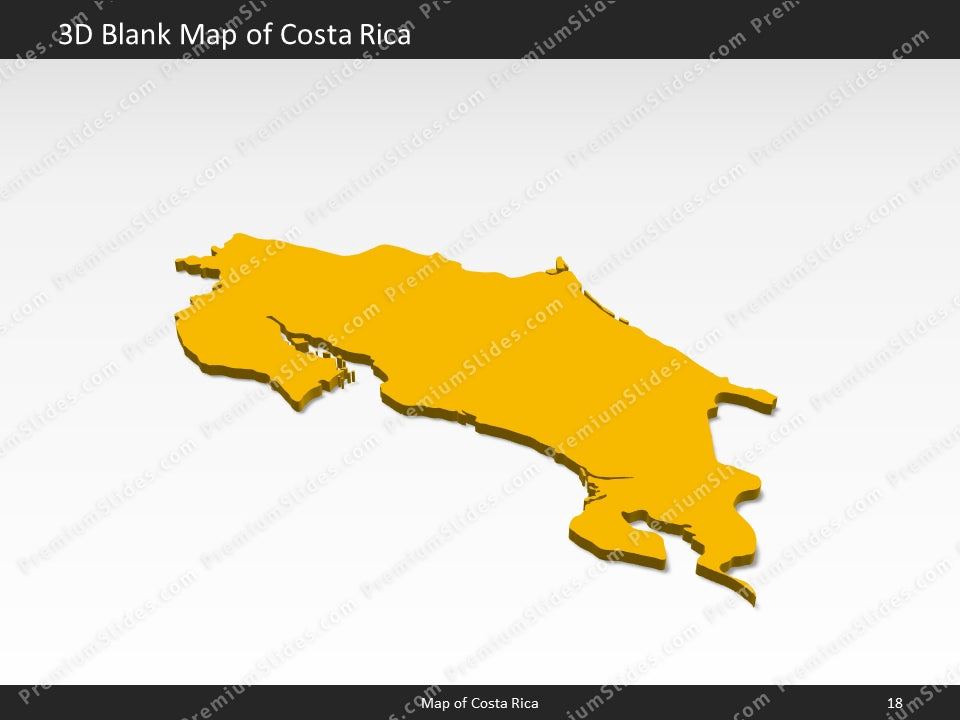 powerpoint map costa rica