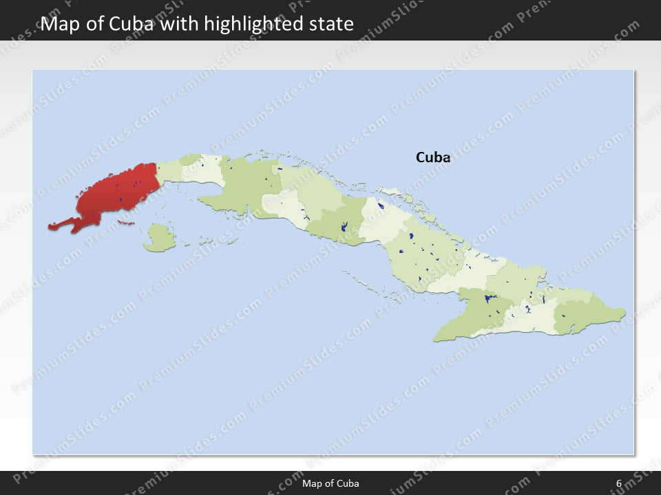 powerpoint map cuba