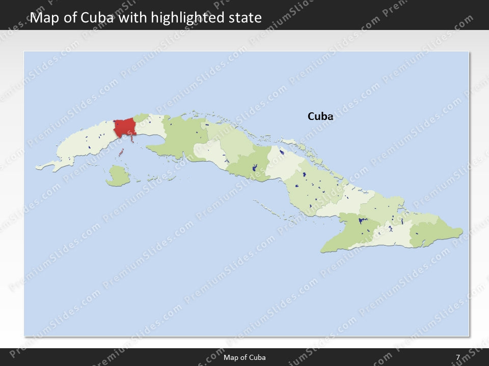 powerpoint map cuba