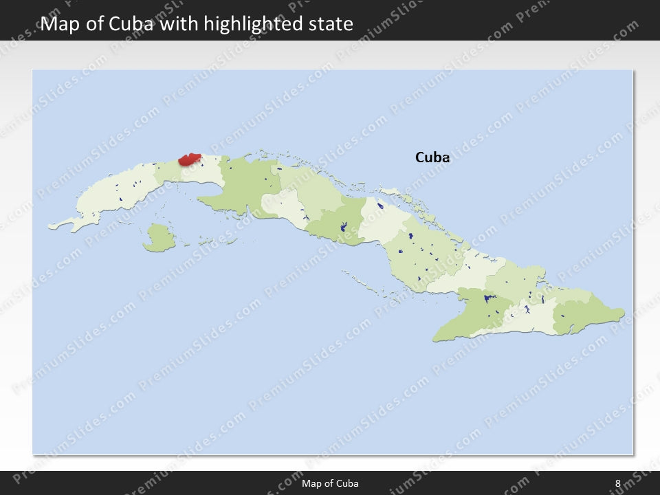 powerpoint map cuba