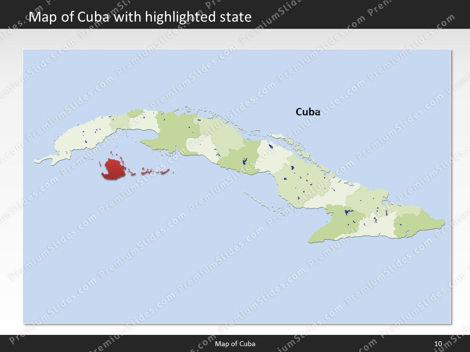 powerpoint map cuba