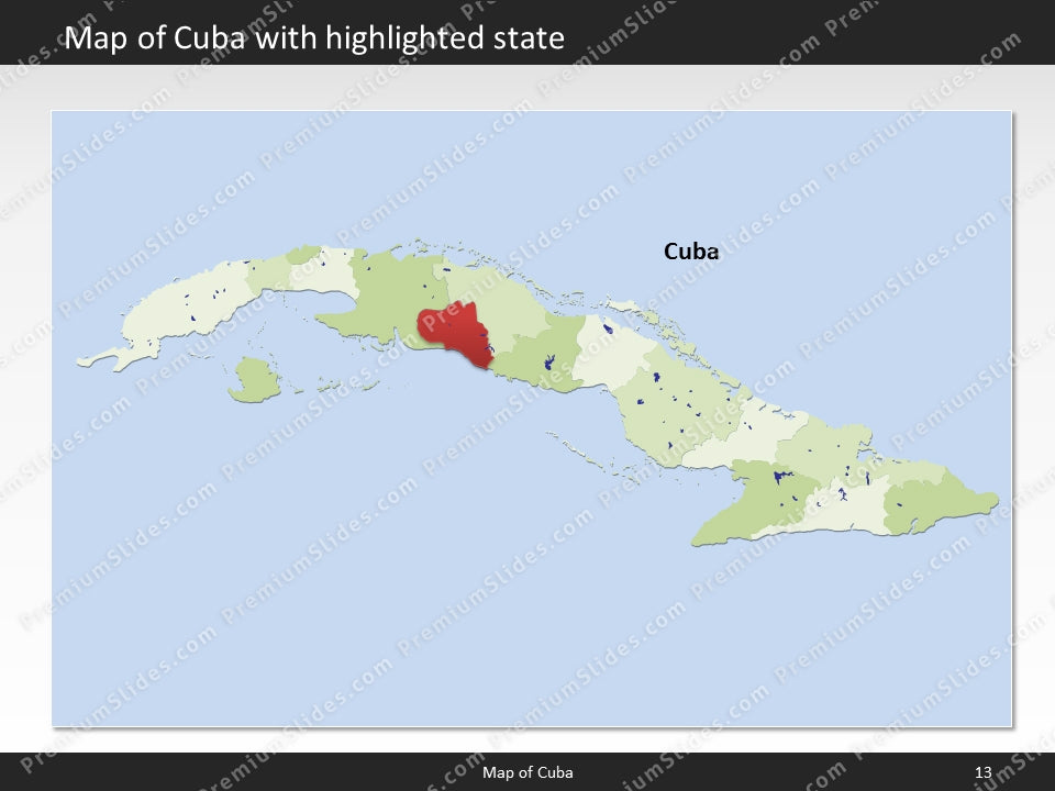 powerpoint map cuba
